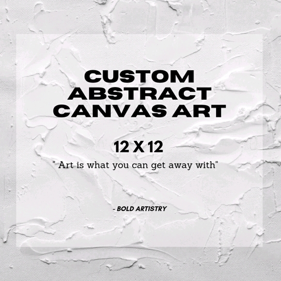 Custom Abstract Canvas Art Home Decor